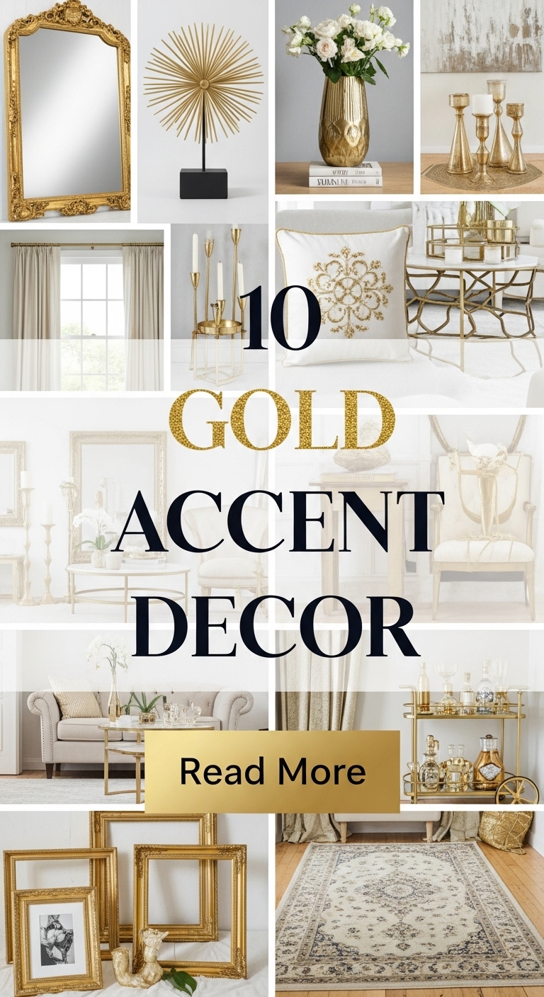 10 Gold Accent Home Decor
