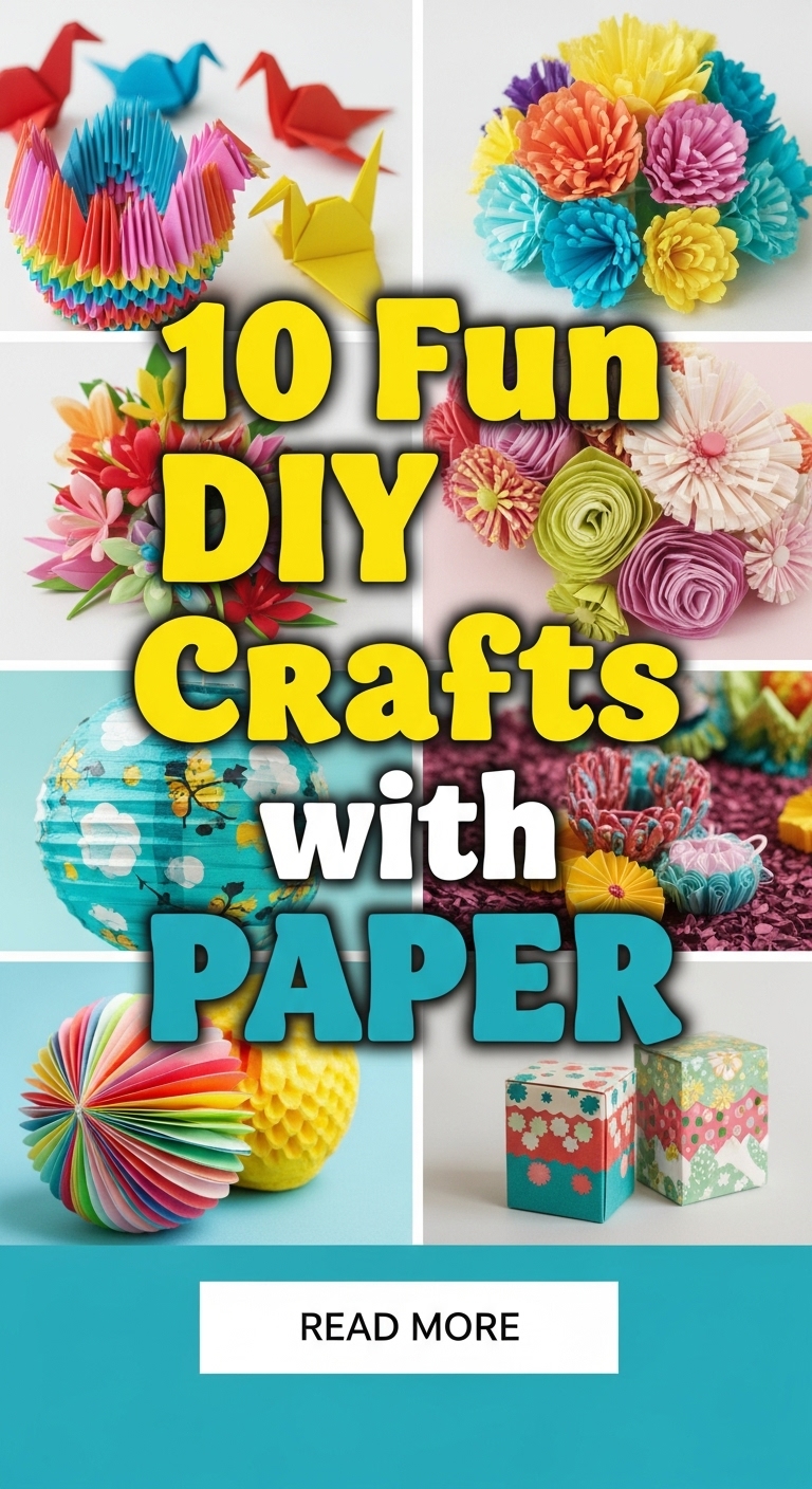 10 Fun DIY Crafts with Paper