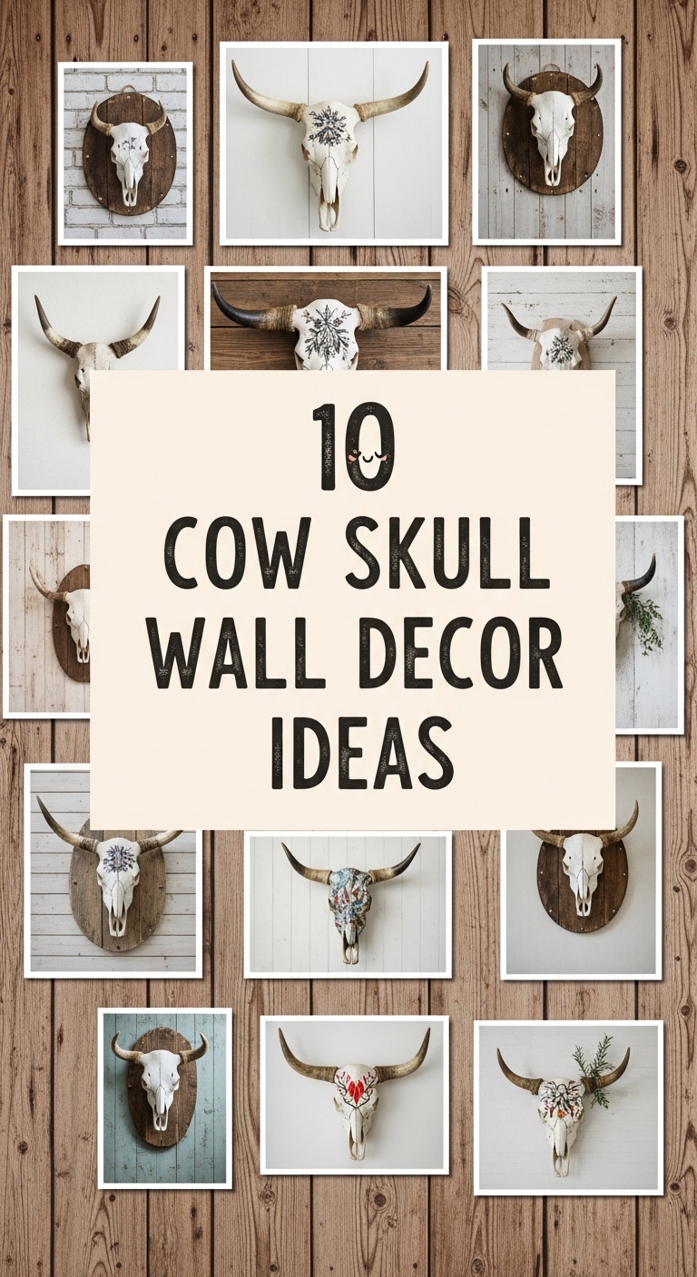 10 Cow Skull Wall Decor Ideas