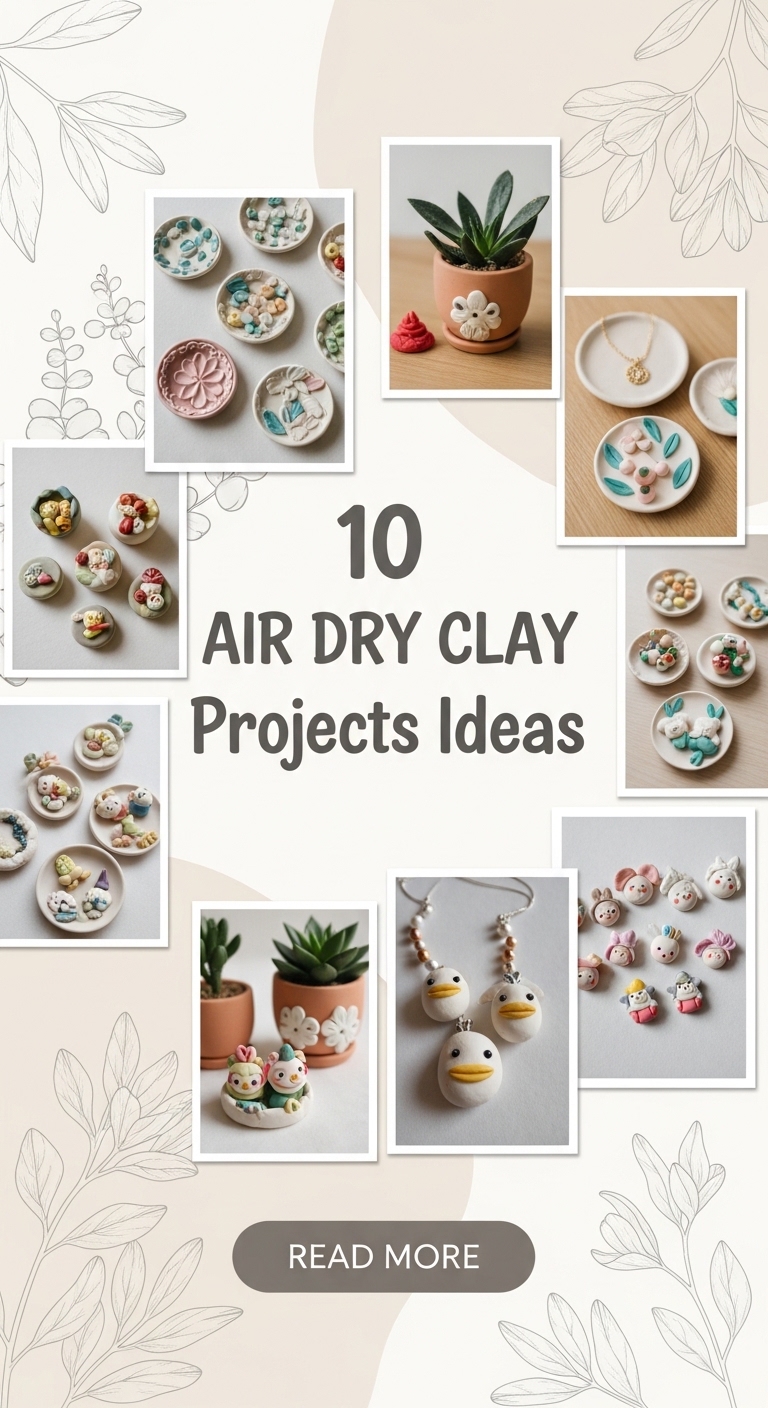 10 Air Dry Clay Projects Ideas