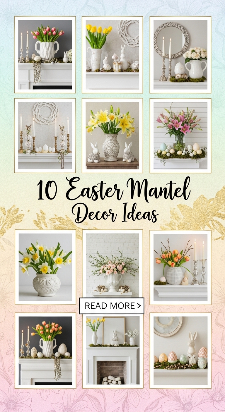 10 Easter Mantel Decor Ideas