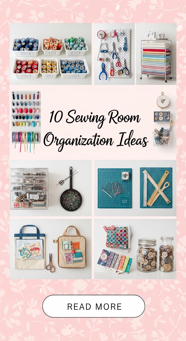 10 Sewing Room Organization Ideas