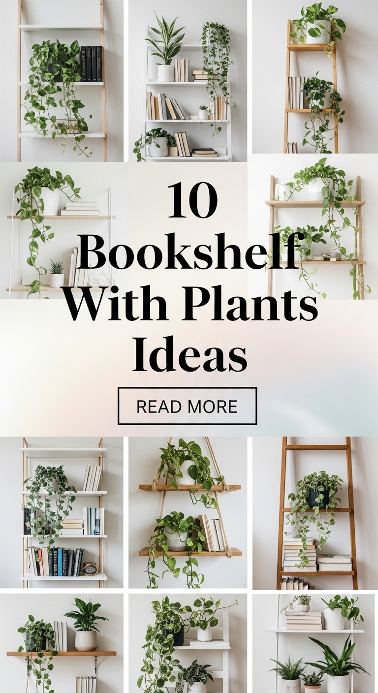 10 Bookshelf With Plants Ideas