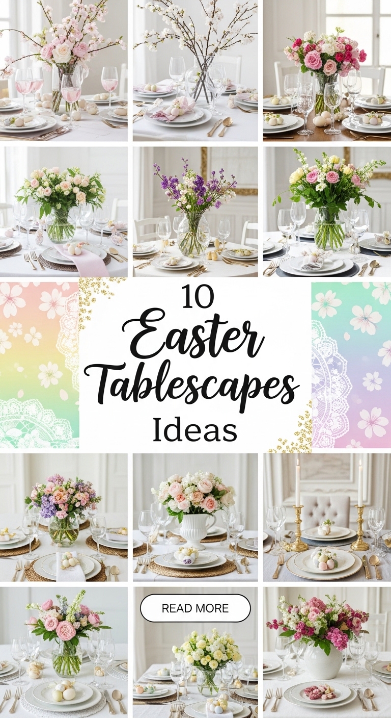 10 Easter Tablescapes Ideas