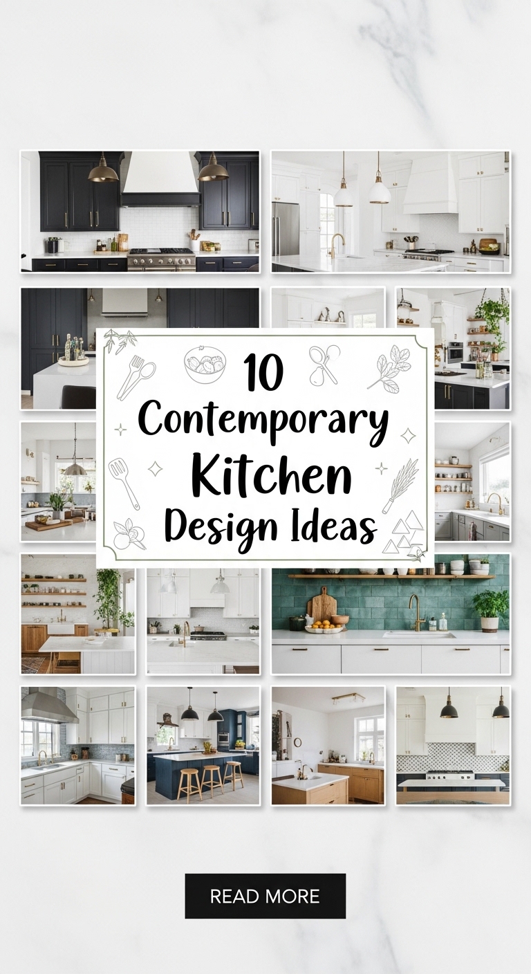 10 Contemporary Kitchen Design Ideas