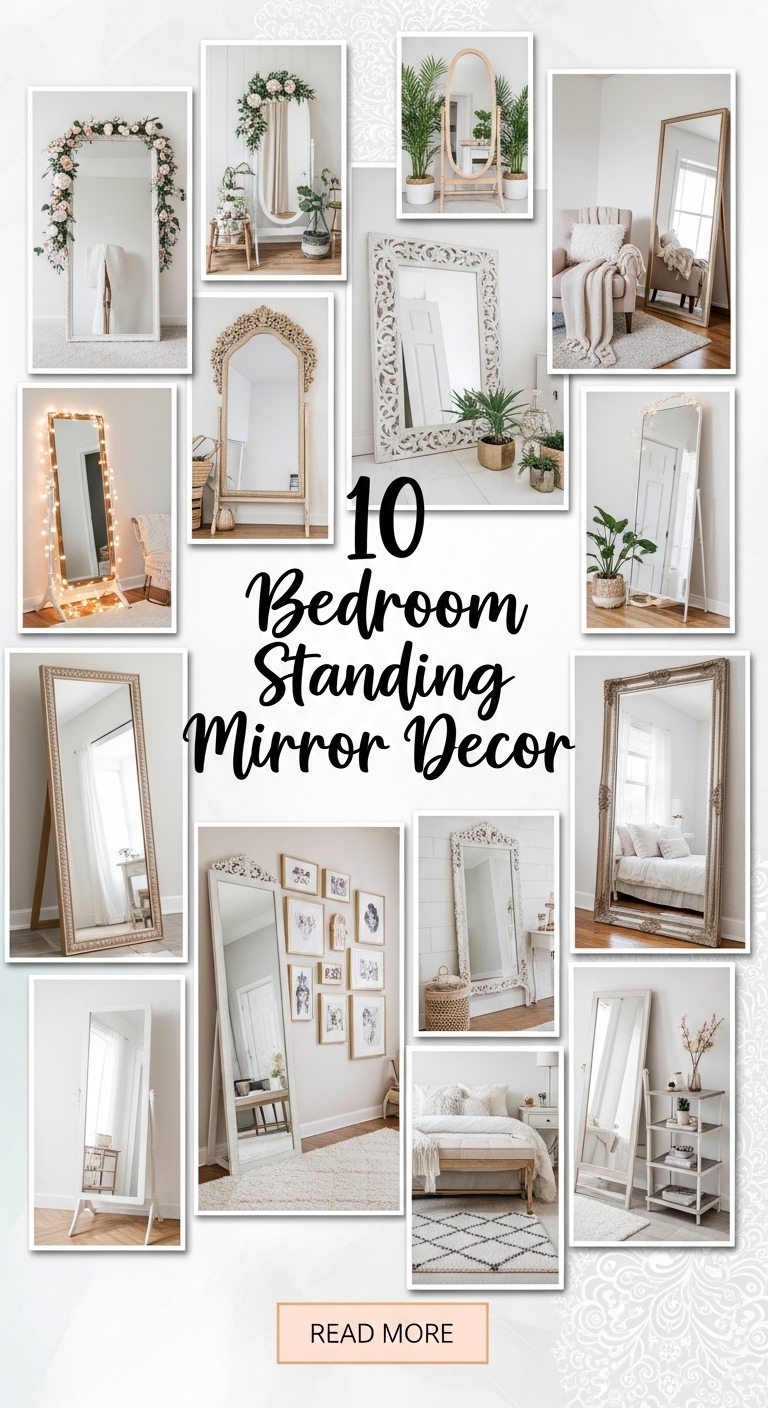 10 Bedroom Standing Mirror Decor