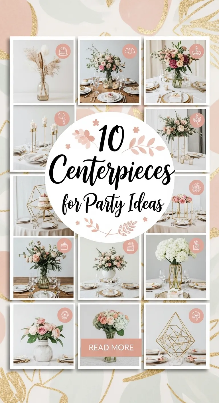 10 Centerpieces for Party Ideas