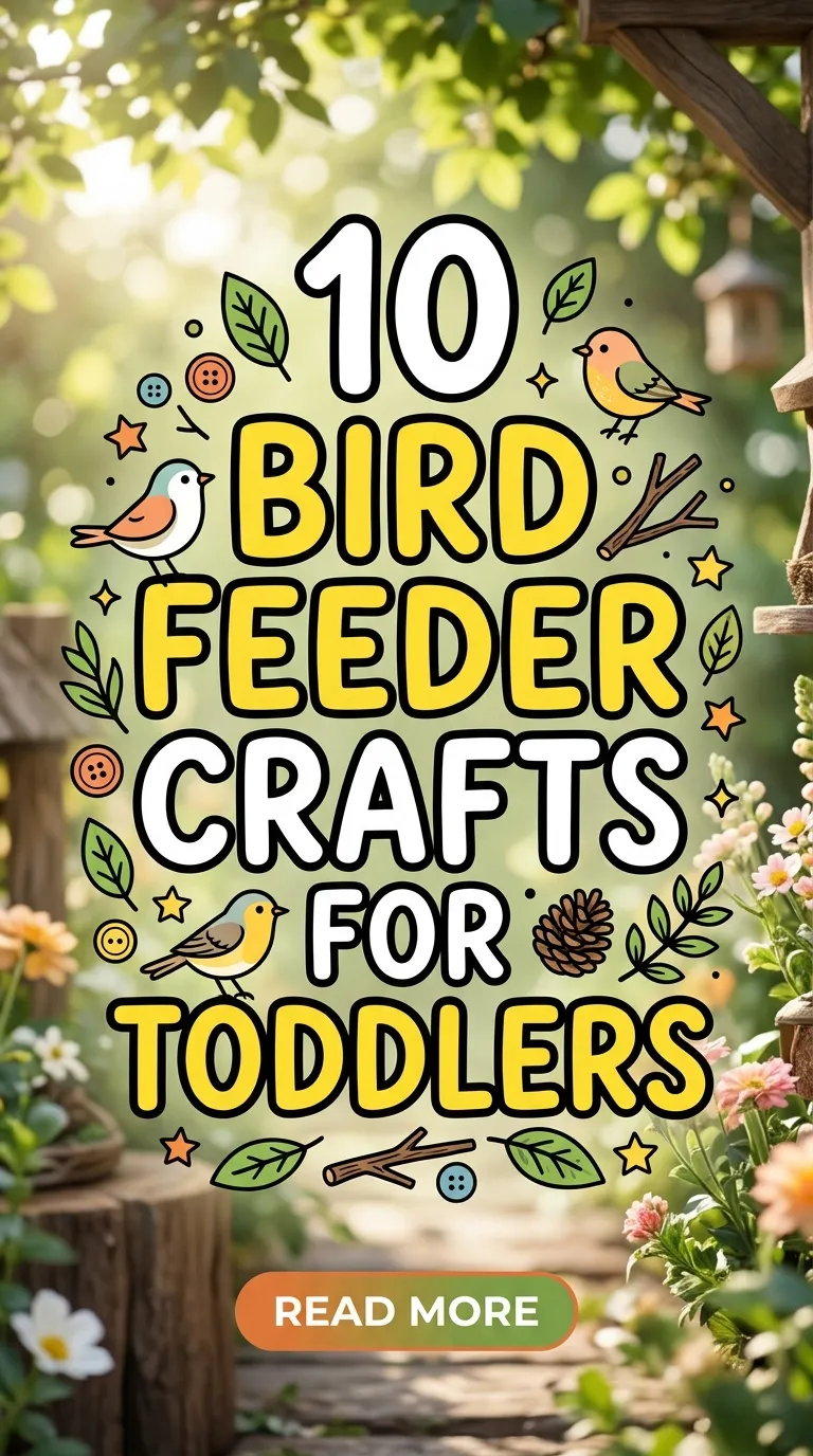 10 Bird Feeder Crafts for Toddlers