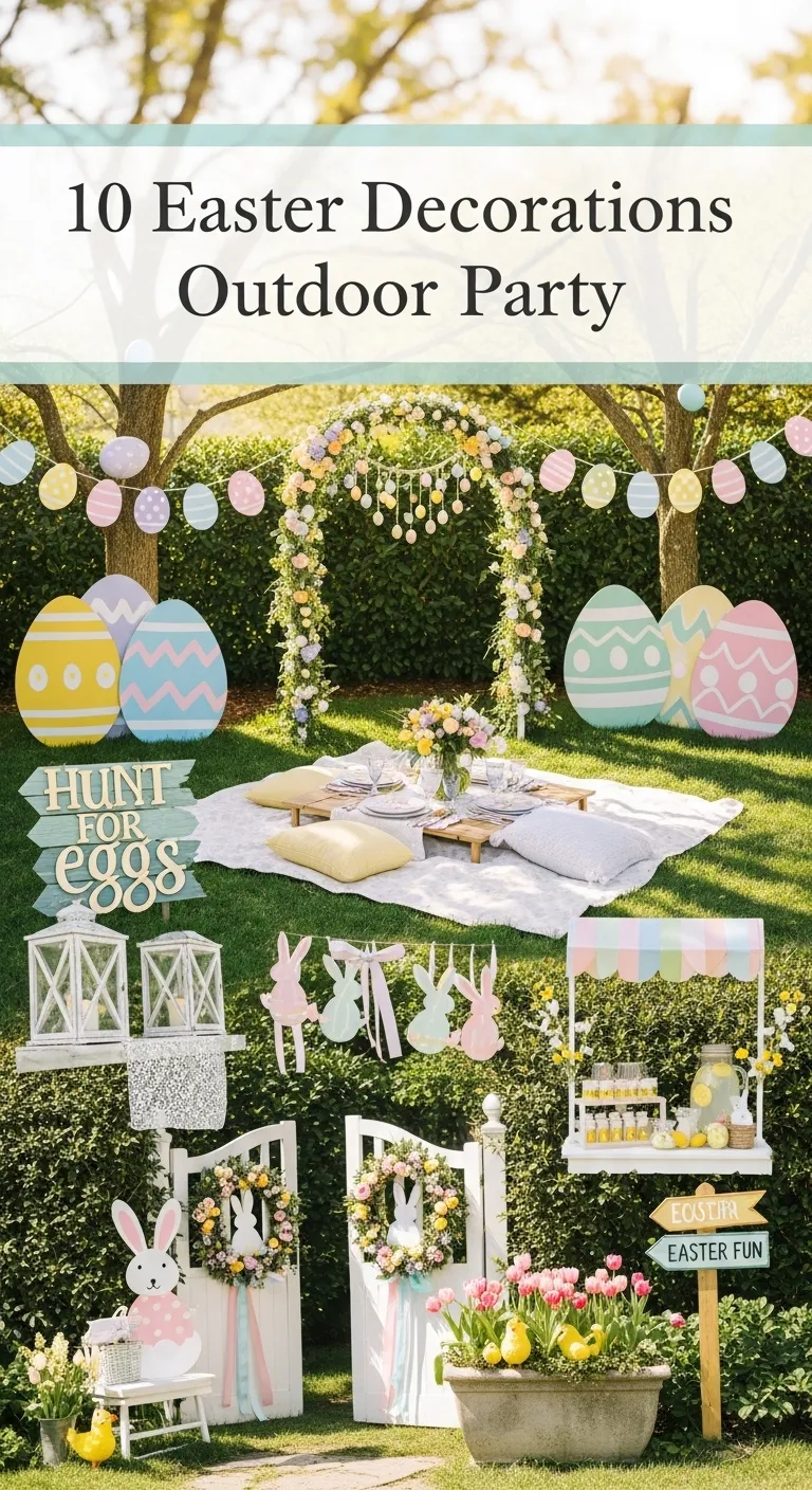 10 Easter Decorations Outdoor Party