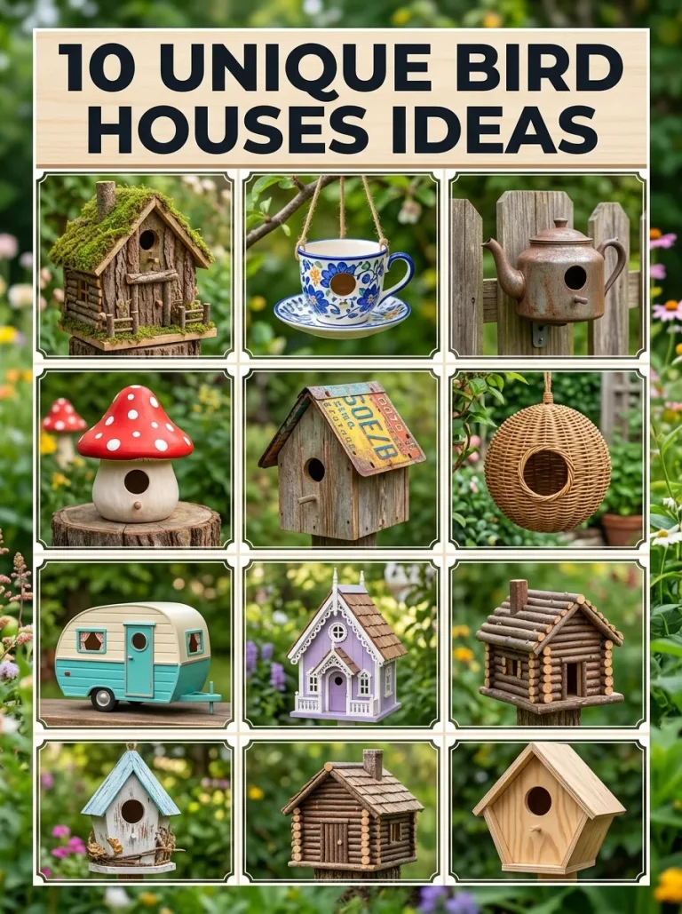 10 Unique Bird Houses Ideas