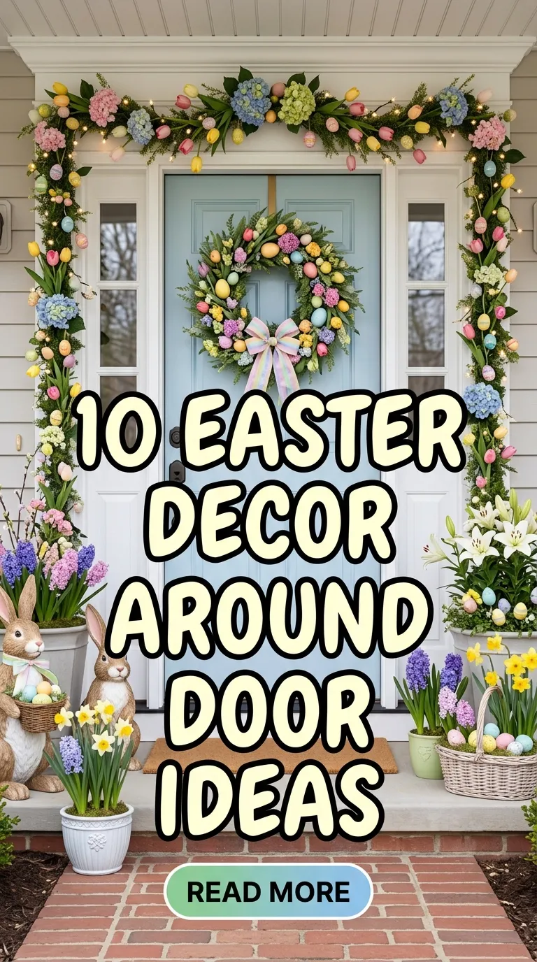 10 Easter Decor Around Door Ideas