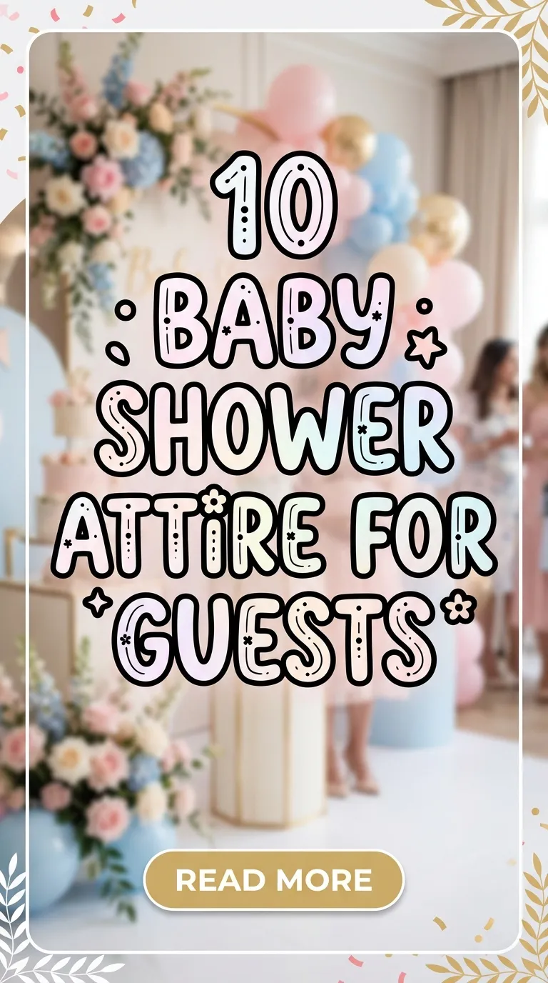 10 Baby Shower Attire for Guests