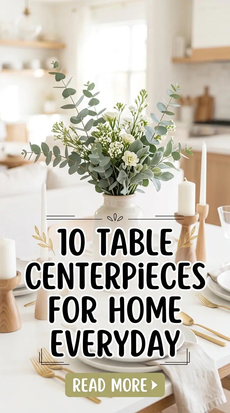 10 Table Centerpieces for Home Everyday