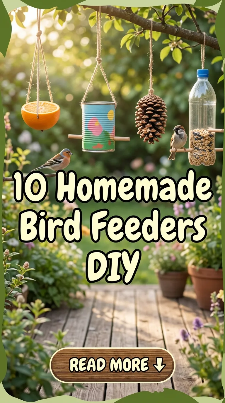 10 Homemade Bird Feeders DIY