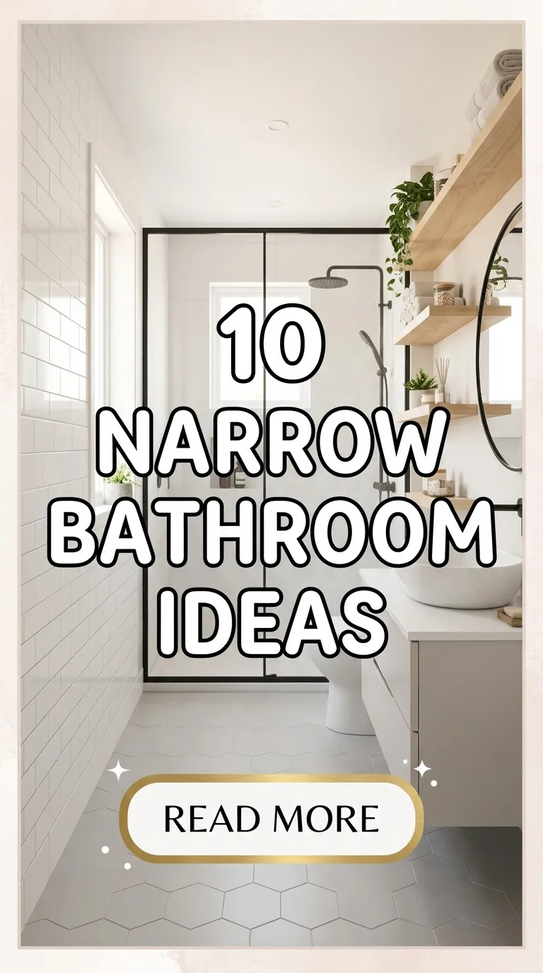 10 Narrow Bathroom Ideas