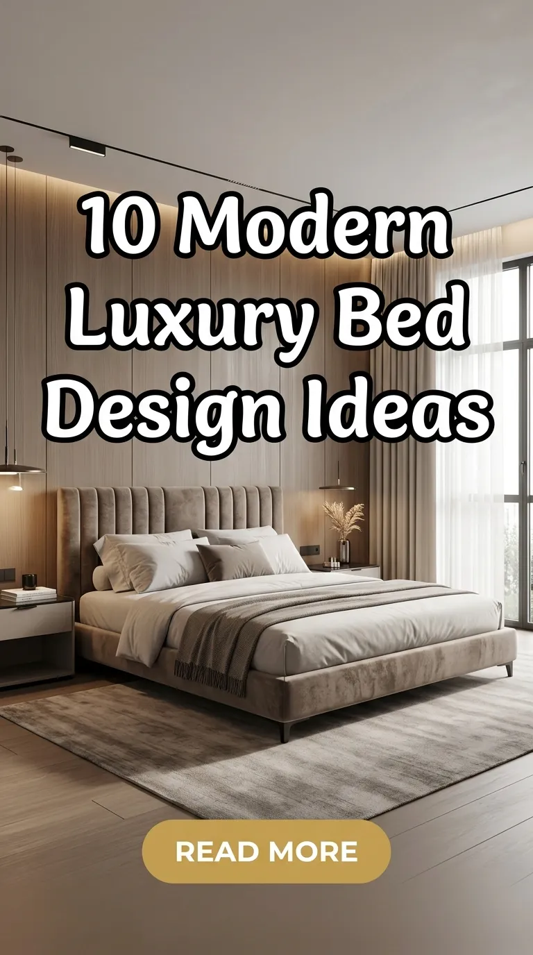 10 Modern Luxury Bed Design Ideas