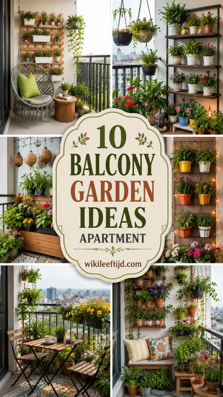 10 Balcony Garden Ideas Apartment