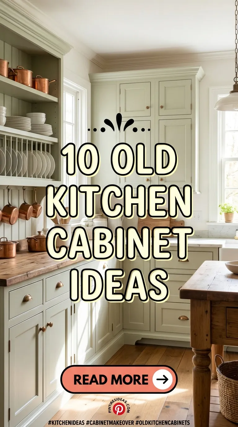 10 Old Kitchen Cabinet Ideas