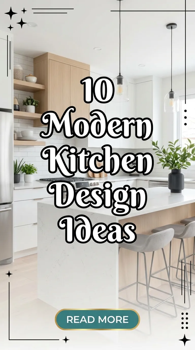 10 Modern Kitchen Design Ideas