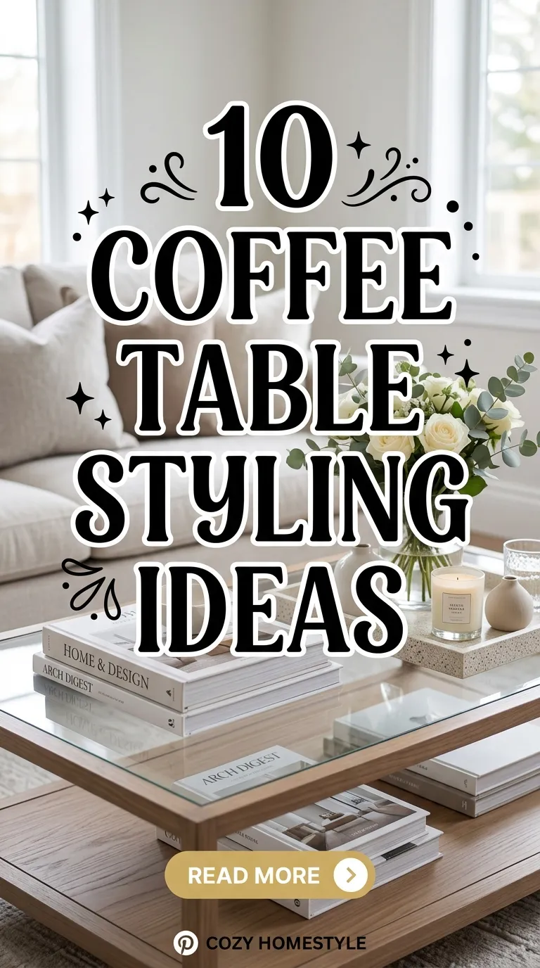 10 Coffee Table Styling Ideas