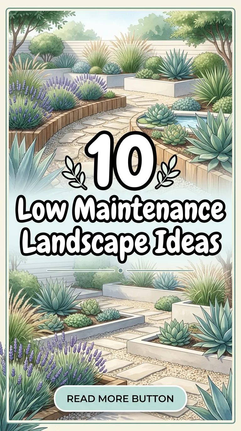 10 Low Maintenance Landscape Ideas
