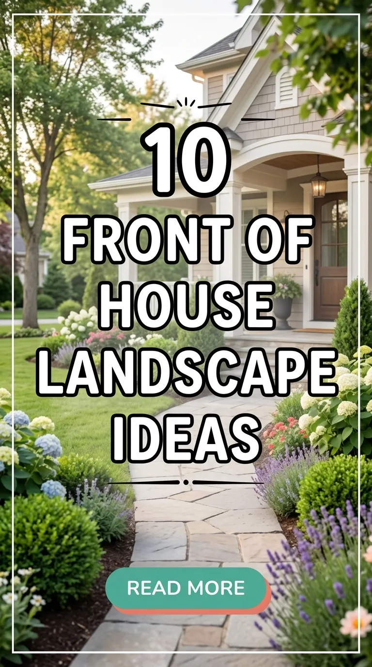 10 Front Of House Landscape Ideas