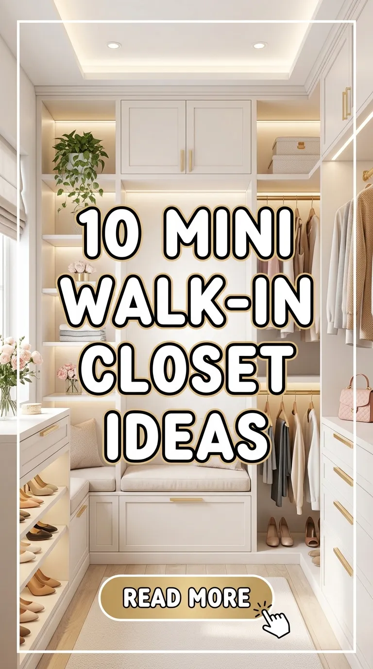 10 Mini Walk-In Closet Ideas