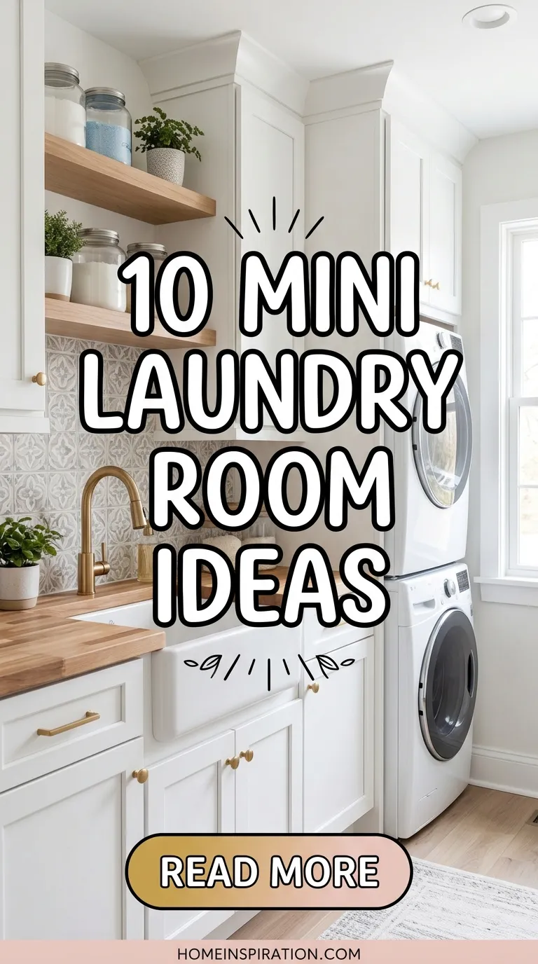 10 Mini Laundry Room Ideas