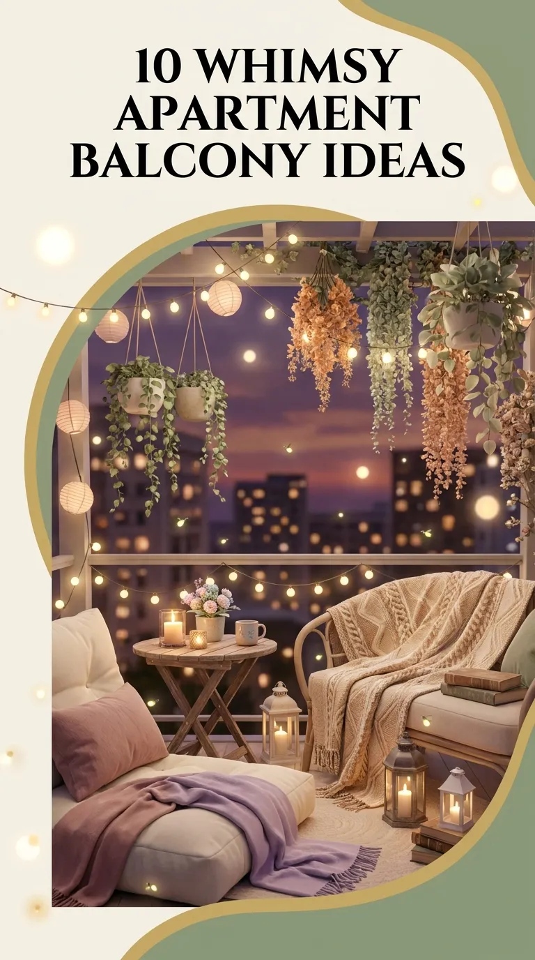 10 Whimsy Apartment Balcony Ideas