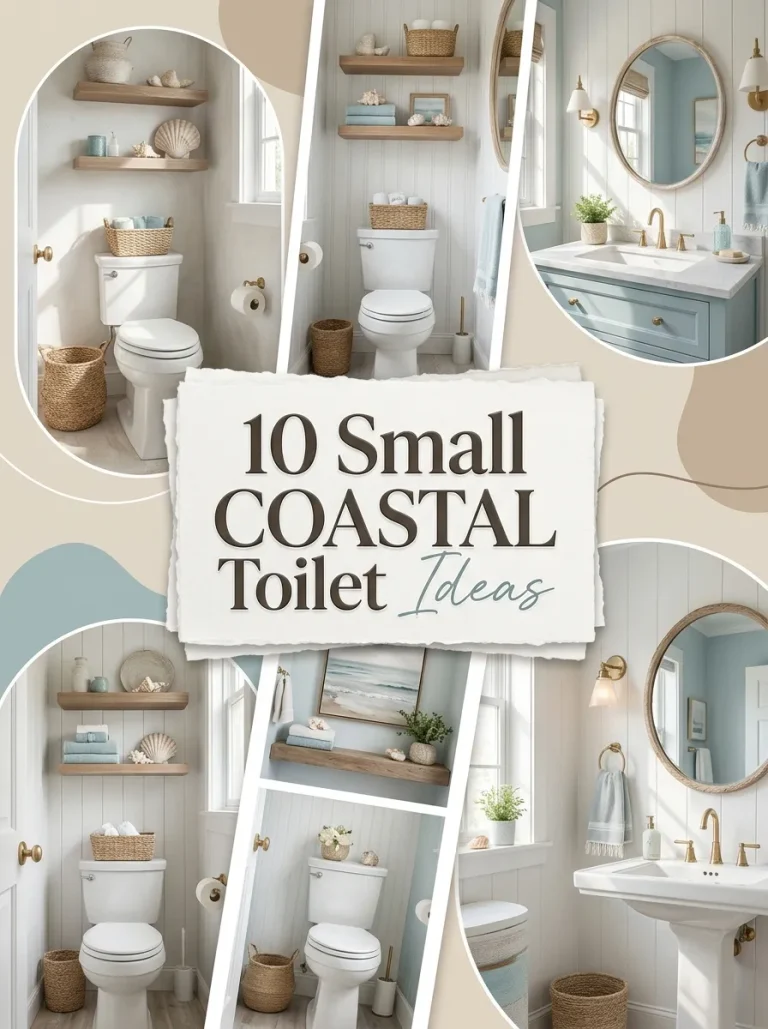 10 Small Coastal Toilet Ideas