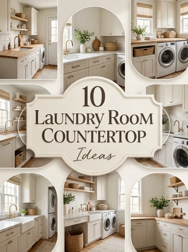 10 Laundry Room Countertop Ideas