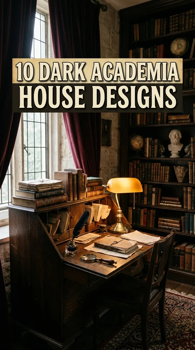 10 Dark Academia House Decor