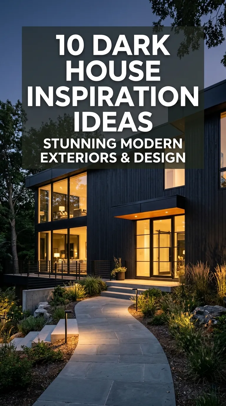 10 Dark House Inspiration Ideas