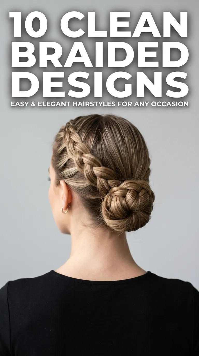 10 Clean Braided Hairstyles Ideas