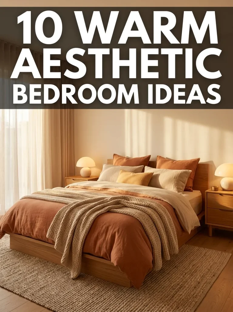 10 Warm Aesthetic Bedroom Ideas