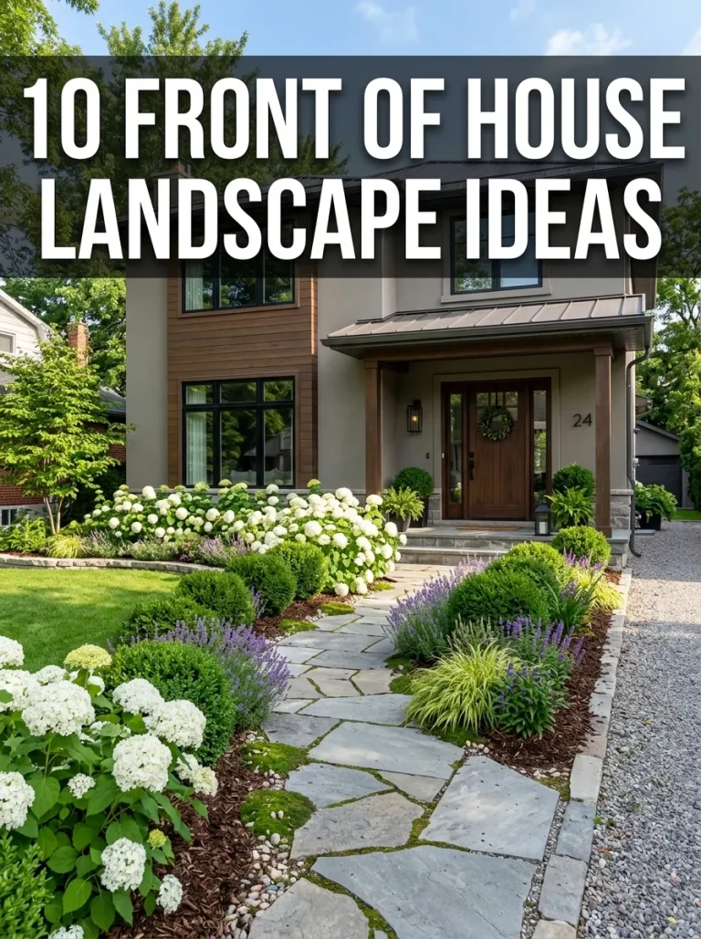 10 Front Of House Landscape Ideas