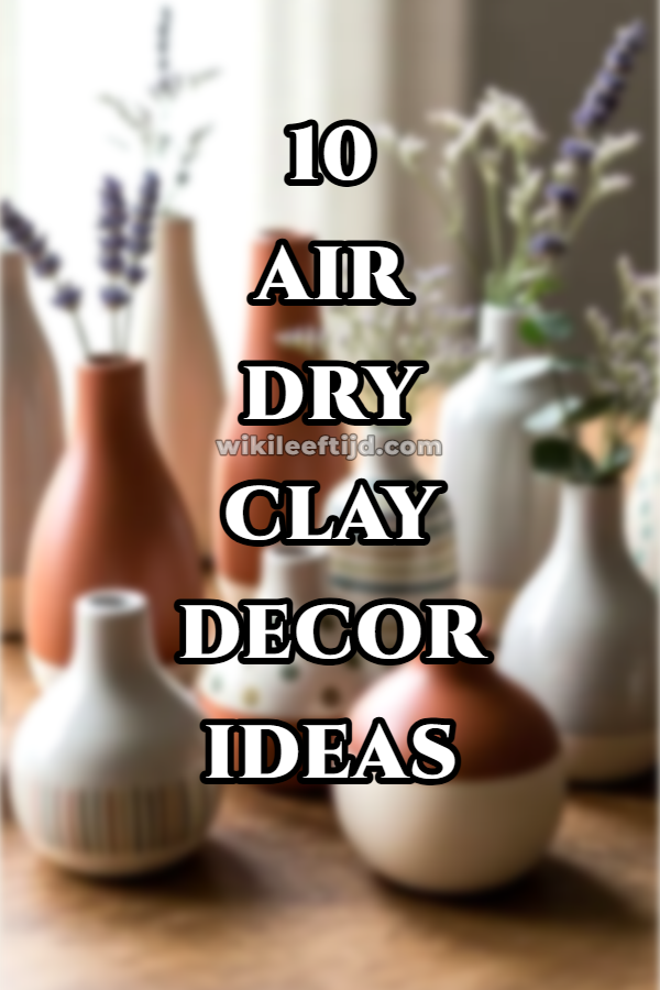 10 Air Dry Clay Decor Ideas