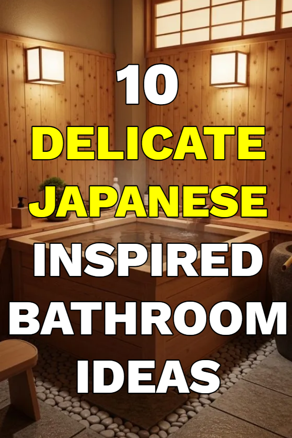 10 Japanese Inspired Bathroom Ideas