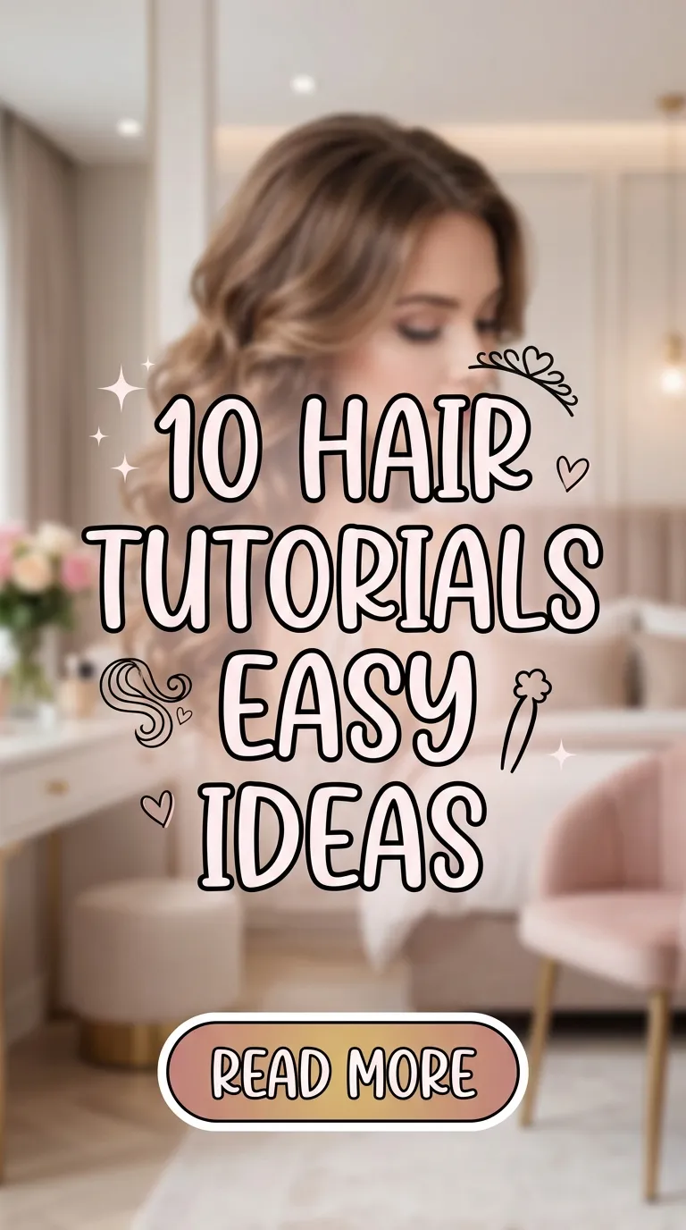 10 Hair Tutorials Easy Ideas